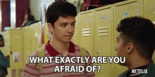 What Exactly Are You Afraid Of Asa Butterfield GIF