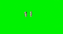 a cartoon dog is holding a stuffed animal in its paws on a green screen .