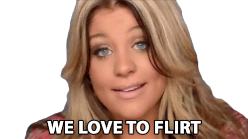 We Love To Flirt Flirty Sticker - We Love To Flirt Flirty Lauren Alaina Stickers