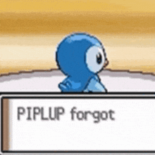Pokemon I Forgot GIF - Pokemon I Forgot Piplup GIFs