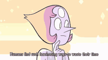 Steven Universe Pearl GIF - Steven Universe Pearl Waste Time GIFs