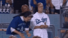 Dodgers Go GIF - Dodgers Go Nun Fans GIFs