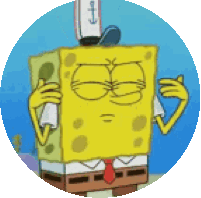 Spongebob Meme Sticker - Spongebob Meme Tired Stickers