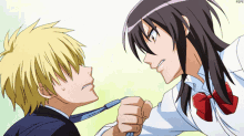 Tie Pull Anime GIF - Tie Pull Anime Tie GIFs