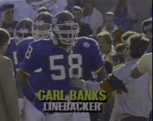 Carl Banks New York Giants GIF - Carl Banks New York Giants Linebacker GIFs