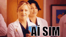 Arizona Robbins /  Greys Anatomy / Aí Sim / Piscadinha GIF