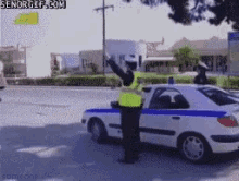 Drive By High Five GIF - Police Officer High Five Biker GIFs