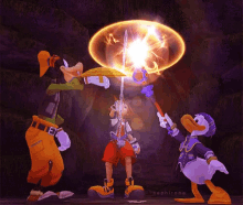 Donald Duck Trinity GIF - Donald Duck Trinity Goofy GIFs