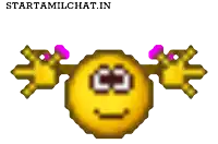 a picture of a smiley face with the website starttamilchat.in written below it