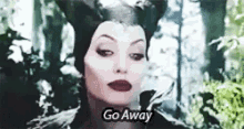 Maleficent Go Away GIF