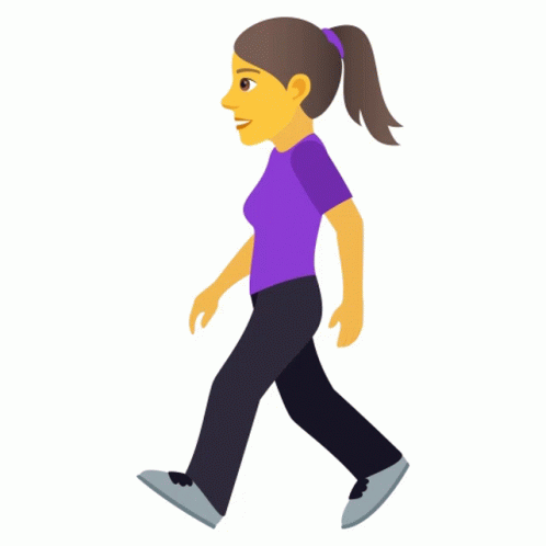 Woman Walking People Sticker - Woman Walking People Joypixels - Discover &  Share GIFs