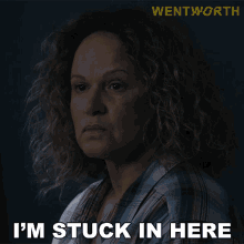 Im Stuck In Here Rita Connors GIF - Im Stuck In Here Rita Connors Wentworth GIFs