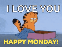 Mondays Garfield GIF