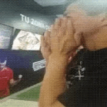 Nervous Sign Of The Cross GIF - Nervous Sign Of The Cross Cross Sign GIFs