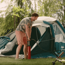 Tent Inflate GIF - Tent Inflate Camping GIFs