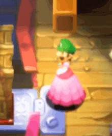 Super Mario Luigi GIF - Super Mario Luigi Luigi Dress GIFs
