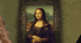 a painting of a woman with long hair is framed on a wall