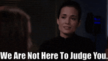 Chicago Med Natalie Manning GIF - Chicago Med Natalie Manning We Are Not Here To Judge You GIFs