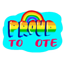 lcv proud to vote lgbtq lesbian gay