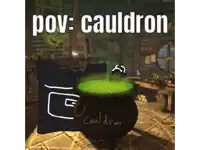 a picture of a cauldron with the words pov cauldron