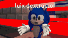 Luix Dextructor Sonic GIF - Luix Dextructor Sonic Crying GIFs