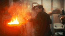 Putting Out A Fire Five GIF