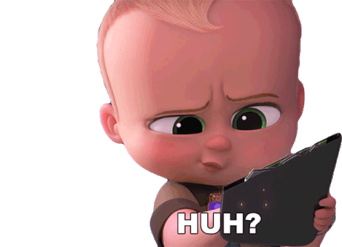 Huh Boss Baby Sticker - Huh Boss Baby The Boss Baby Family Business Stickers