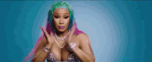 Deal With It Whatever GIF - Deal With It Whatever Rainbow Colored Haired GIFs