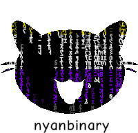 Non Binary Nyanbinary Sticker - Non Binary Nyanbinary Lgbtq Stickers