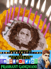 Shah Rukh Khan Happy Birthday 02 November Cake GIF