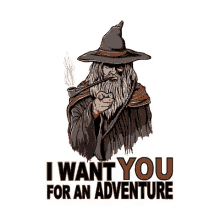 I Want You Gandalf GIF - I Want You Gandalf Ilbosone GIFs