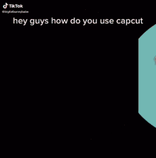 a picture of a man with a cartoon face and the caption hey guys how do you use capcut