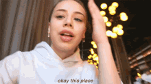 Okay This Place May Or May Not Be A Little Bit Fancy Fernanda Ramirez GIF - Okay This Place May Or May Not Be A Little Bit Fancy Fernanda Ramirez This Restaurant Is Fancy GIFs