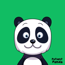 a cartoon panda bear says keep it sealed