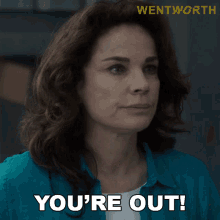 Youre Out Sonia Stevens GIF - Youre Out Sonia Stevens Wentworth GIFs
