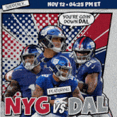 Dallas Cowboys Vs. New York Giants Pre Game GIF - Nfl National Football League Football League GIFs