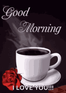 Good Morning Coffee GIF - Good Morning Coffee I Love You GIFs