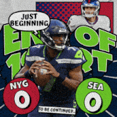 Seattle Seahawks Vs. New York Giants First-second Quarter Break GIF - Nfl National Football League Football League GIFs