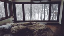 Snow Window GIF