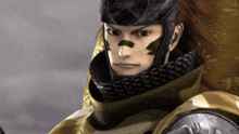 a cartoon character with a helmet on his head