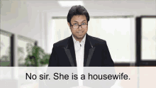 No Sir She Is A Housewife GIF