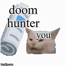 Doom Cat GIF - Doom Cat Bonk GIFs