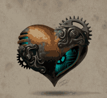 Steam Punk Heart GIF - Steam Punk Heart Gears GIFs