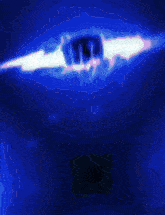 a black background with a white circle with a triangle in the middle