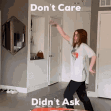Sadie Sink Dont Care Didnt Ask GIF