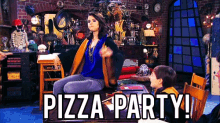 Pizza Party GIF - Pizza Party Selena Gomez GIFs