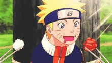 Naruto Eating Food GIF