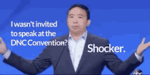 Dnc Convention Andrew Yang GIF - Dnc Convention Andrew Yang Shocker GIFs