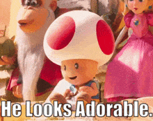 Mario Movie Toad GIF - Mario Movie Toad He Looks Adorable GIFs