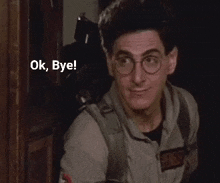 Ok Bye Ghostbusters GIF - Ok Bye Ghostbusters GIFs